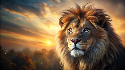 Majestic Lion King: Stunning High-Resolution Desktop Background