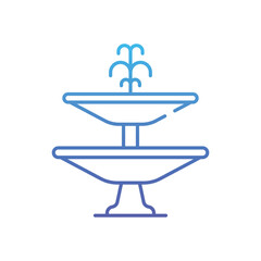 Fountain  Vector icon