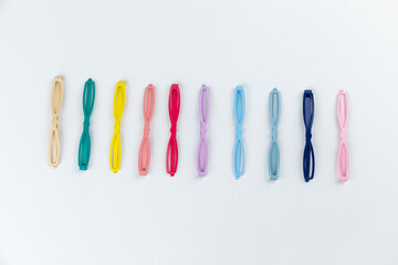 Colorful hair accessories metal hairpins