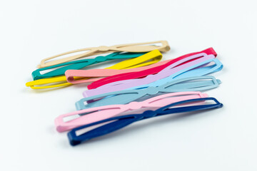 Colorful hair accessories metal hairpins