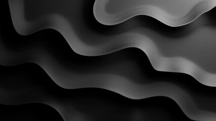 Abstract textured background with flowing wave patterns in monochrome showcasing elegance and sophistication in a minimalist design environment