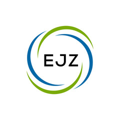 EJZ  creative minimalist letter logo.