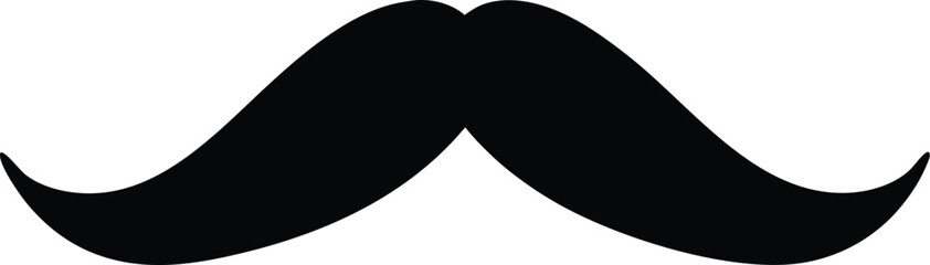 Fototapeta premium Mustache icon vector