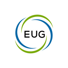 EUG creative minimalist letter logo.