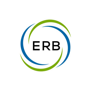 ERB creative minimalist letter logo.