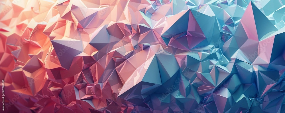 Poster colorful modern abstract background created with geometric shapes for a stunning design