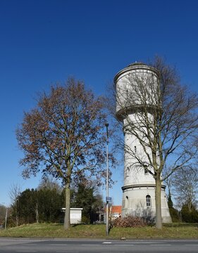 Meppel, the Netherlands. march 19, 2025. The water tower of Meppel.