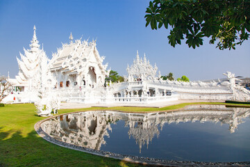 Wat Rong Khun, the famous White Temple, Chiang Rai, Thailand