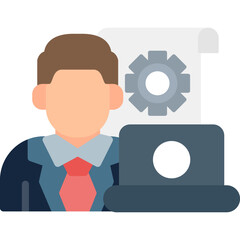 Remote Worker Icon