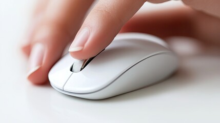 Mouse cursor icon, neatly cut out on a white background . 