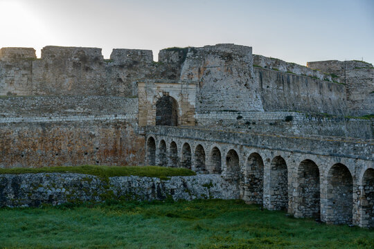 Methoni castle and bridge entrance, Peloponnese
