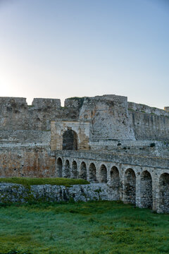 Methoni castle and bridge entrance, Peloponnese