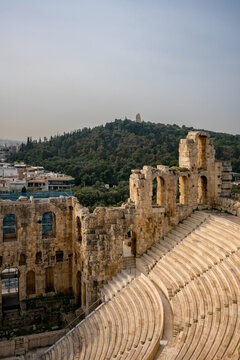 Odeon of Herodes Atticus, ancient open theater, Acropolis, UNESCO, Athens