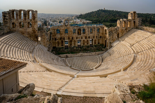 Odeon of Herodes Atticus, ancient open theater, Acropolis, UNESCO, Athens