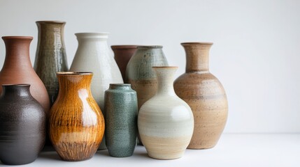 Colorful Ceramic Vases Collection
