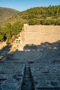 Ancient theatre at the Asclepieion of Epidaurus, UNESCO, Peloponnese