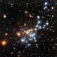 Obraz premium Celestial Tapestry A Stunning Image of a Star Cluster.