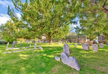 Burial Ground for Slaves and Free Blacks up to 1854, containing 180 graves, St. Peter's Churchyard, St. George, Bermuda