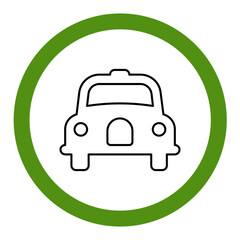 Obraz premium Taxi Icon