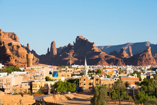 New neighborhoods of the Old town of AlUla, Medina Province