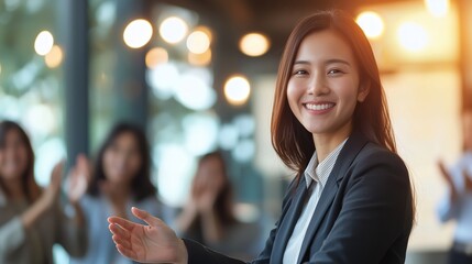 A warm welcome for a newcomer in the office setting