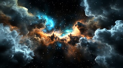 Stargazing in a remote location a black sky filled with distant stars and celestial wonders