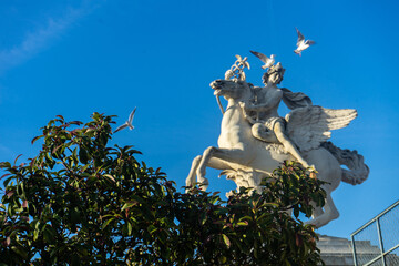 Statue at the gate of the Tuileries, Paris