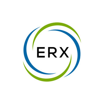 ERX creative minimalist letter logo.