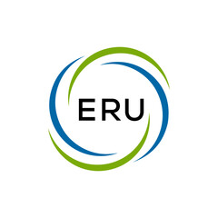 ERU  creative minimalist letter logo.
