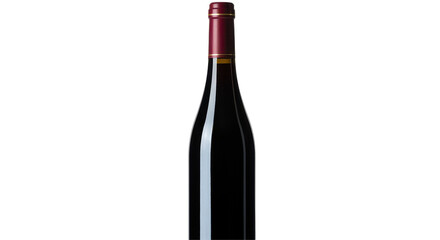 Isolated Red Wine Bottle