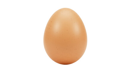 Isolated Brown Chicken Egg