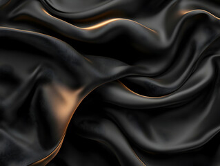 Fototapeta premium black satin background