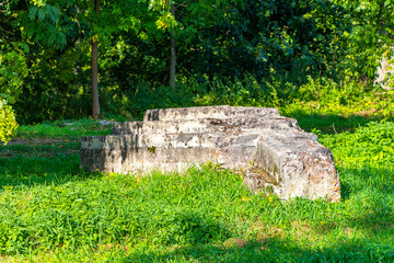 Brest Fortress castle building walls gates ruins in nature Belarus.