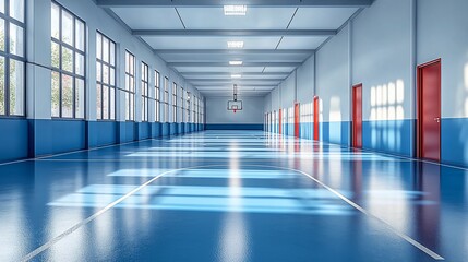 Fototapeta premium Bright Hallway Interior Design Stock Photo