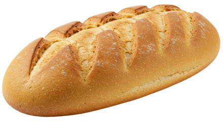 Isolated Loaf of Freshly Baked Bread