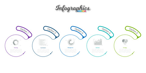 Infographic timeline template can be used for chart, diagram, web design, presentation, advertising, history