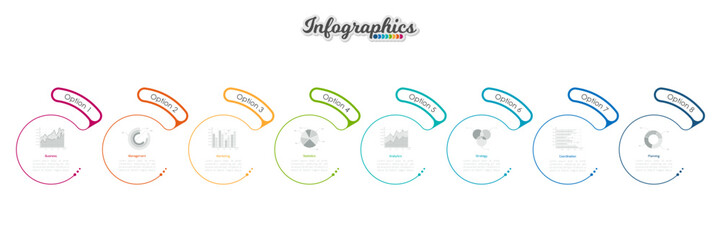 Infographic timeline template can be used for chart, diagram, web design, presentation, advertising, history
