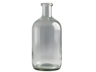 Clear glass bottle