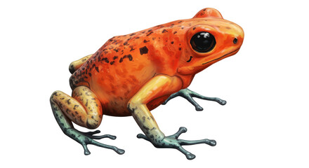 Isolated Poison Dart Frog