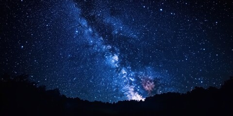 Cosmic Canvas: The awe-inspiring Milky Way galaxy stretches across the inky canvas of the night sky. This celestial spectacle, a breathtaking vista of stars and nebulas.