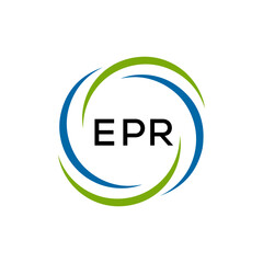 EPR creative minimalist letter logo.
