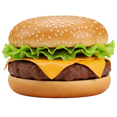 Burger with Cheese: Gourmet Food