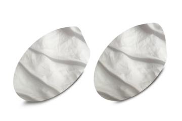 Blank Sticker Texture Label Set For Mockup Template