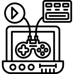 Controller Icon Vector Element