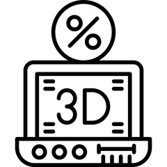 Dimension Icon Vector Element