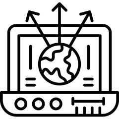 Rotation Icon Vector Element