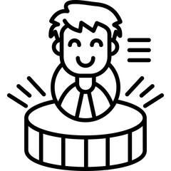 Holographic Icon Vector Element