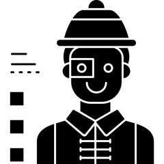 Glasses Icon Vector Element