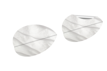 Blank Sticker Texture Label Set For Mockup Template