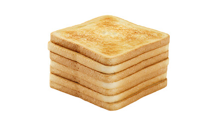 Toasted Bread Slices, Food Image on Transparent  background